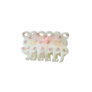 Cottagecore' Flowers & Bows Claw Clip