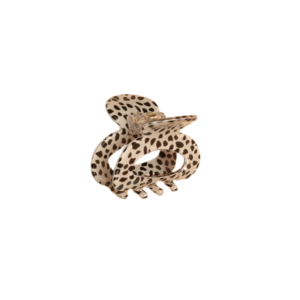 Open Oval Claw Clip - Dalmatian Spots