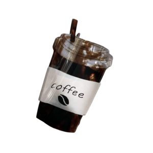 Iced Coffee Claw Clip