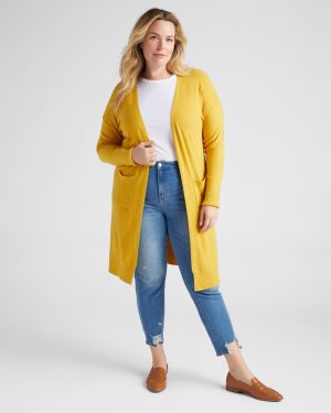 Plus Size Soft Touch Sweater Cardigan