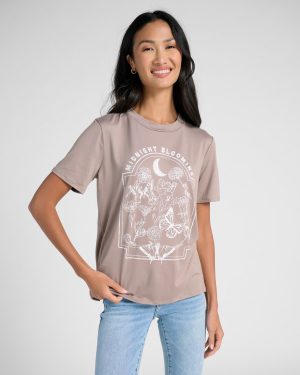 Midnight Blooming Graphic Tee