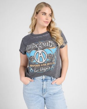Plus Size Aerosmith Graphic Tee