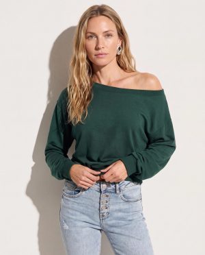 Brooksville One Shoulder Sweatshirt