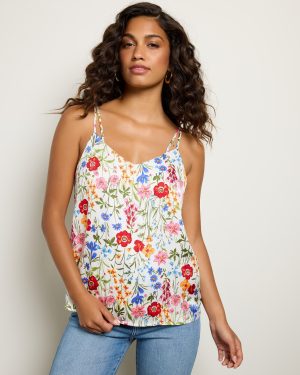 Double Strap Floral Printed Cami