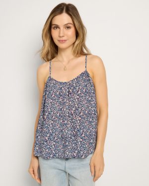 Solana Printed Spaghetti Strap Tank