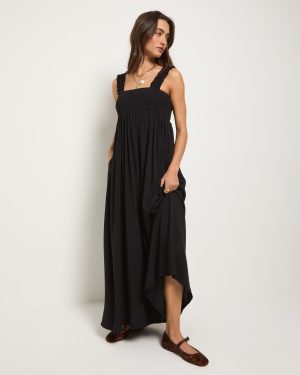 Serene Smocked Maxi Dress