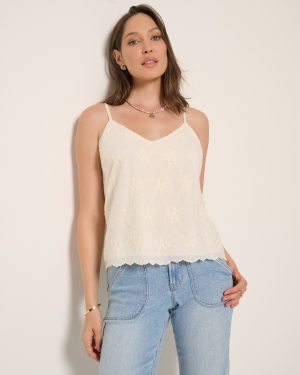 Radiance Eyelet Cami