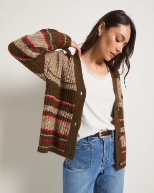 Crystal Canyon Striped Cardigan