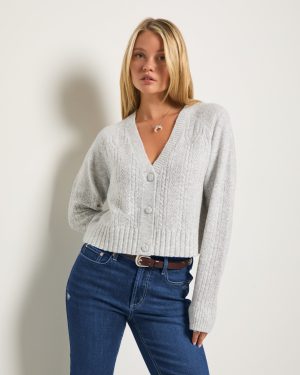 Whisper Pointelle Cardigan