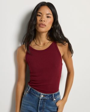 Laurel Ribbed Shelf Bra Tank