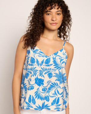 Printed Woven Cami Top