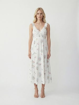 Floral Sleeveless Maxi Dress
