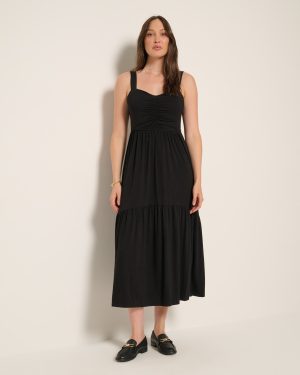 Lotus Ruffle Hem Dress