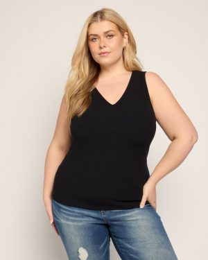 Plus Size Alpine V-Neck Tank