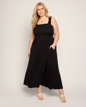 Plus Size Westbreeze Smocked Maxi Dress