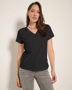 Waves V-Neck Tee