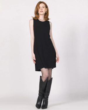 Justine High Neck Swing Dress