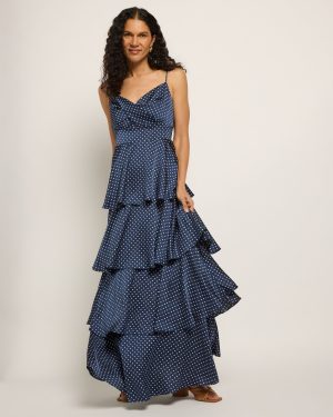 Polka Dot Tiered Dress