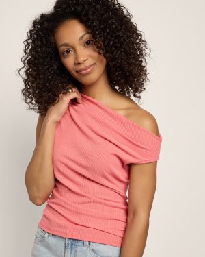 Eden Pleated One Shoulder Top