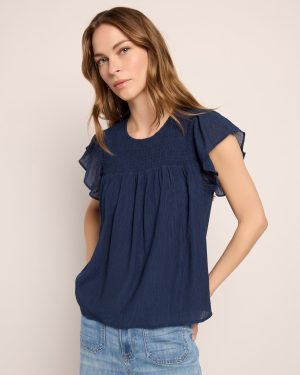 Smocked Yoke Top