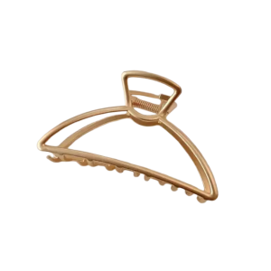 Faith' Matte Gold Half Moon Claw Clip