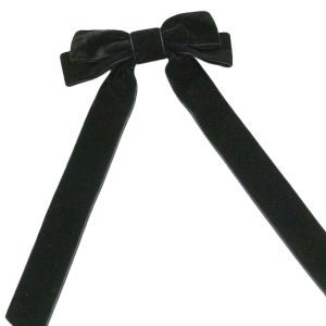 Double Bow Velvet Bow Clip