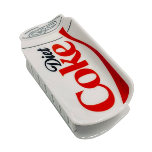 Silver Diet Soda Claw Clip